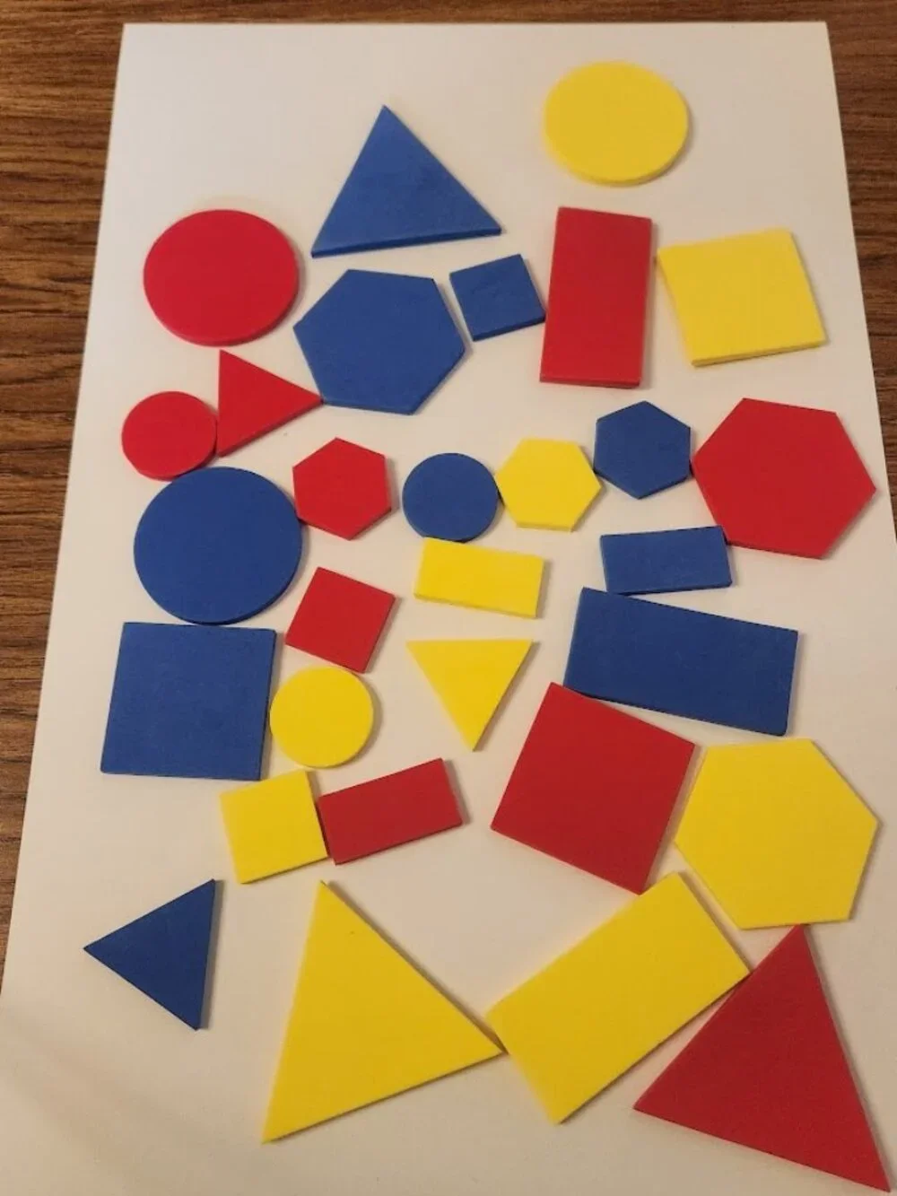 Foam Shapes Geometry Colors Colored Math Manipulatives Toys Tools Educational Ki